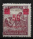 [Hungary Postage Stamps Overprinted "Occupation francaise"  & Surcharged - Thin Numerals, type E1]