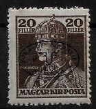 [Hungarian King Karl IV & Queen Zita Stamps of 1919 Overprinted, type M5]