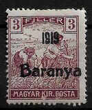 [Hungarian Stamps Overprinted "1919 Baranya" in Black, tip B7]