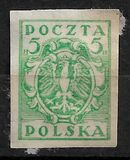 [As Previous - Imperforated South Poland Issues Denomination in Halerzy, ประเภท S5]