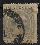 [King Alfonso XIII, Inscription "ISLA DE CUBA", प्रकार L3]