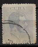 [King Alfonso XII, Inscription "CUBA", Tip G7]