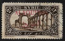 [Syrian Postage Stamps Overprinted in Red, Black or Blue, type D11]