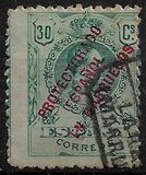 [Spanish Postage Stamps Overprinted "PROTECTORADO ESPANOL - EN MARRUECOS", type D6]