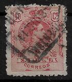 [King Alfonso XIII - Blue Control Numbers on Backside, type BG2]