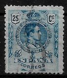 [King Alfonso XIII - Blue Control Numbers on Backside, 類型 BG5]