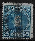 [King Alfonso XIII - Blue Control Numbers on Backside, Typ AT5]
