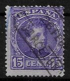 [King Alfonso XIII - Control Number on Backside - New Colors, Tüüp AT12]