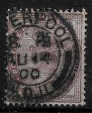 [Regina Vittoria  - Iscrizione "POSTAGE AND INLAND REVENUE", Scrivi AI1]