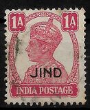 [King George VI, 1895-1952 - India Postage Stamps Overprinted "JIND", type K3]