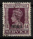 [King George VI, 1895-1952 - India Postage Stamps Overprinted "PATIALA", type H1]