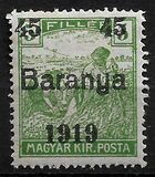 [Hungarian Stamps Overprinted "Baranya 1919" in Black, Typ B16]