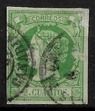 [Queen Isabella II - Colored Paper, tegund O]