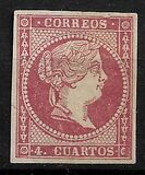 [Queen Isabella II - White Paper, Not Watermarked, type N9]