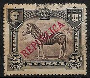 [Zebra - Not Issued Stamps Overprinted "REPUBLICA", type I1]