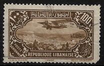 [Airmail - Potez 29-4 Biplane and Local Motives, type CR]