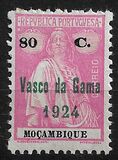 [The 400th Anniversary of the Death of Vasco da Gama, 1469-1524 - Overprinted "Vasco da Gama 1924", type S77]