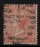 [Queen Victoria - Large White Control Letters in Corners, type L1]