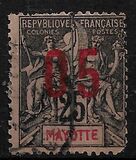 [Mayotte Postage Stamps Surcharged, type Q15]