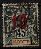 [Mayotte Postage Stamps Surcharged - See Also No. 158-168, type Q7]