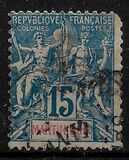 [Inscription "MARTINIQUE" in Red or Blue Colour, Tip F6]