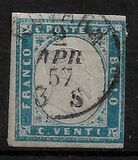 [King Victor Emmanuel II - This Issue Vary Greatly in Colour, type D8]