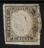 [King Victor Emmanuel II - This Issue Vary Greatly in Colour, type D6]