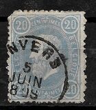 [King Leopold II - (Issued: 15 november 1869), type J1]