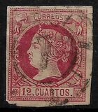 [Queen Isabella II - Colored Paper, type O2]