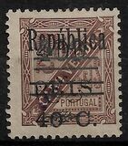 [Issue of 1902 Overprinted "REPUBLICA" in Black and Surcharged, type X]