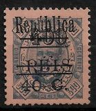 [Issue of 1902 Overprinted "REPUBLICA" in Black and Surcharged, type X1]