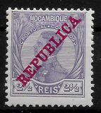 [King Manuel I of Portugal - Not Issued Stamps Overprinted "REPUBLICA", 类型 O]