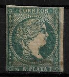 [Queen Isabella II - Bluish Paper, type A]