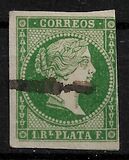 [Queen Isabella II - Bluish Paper, type A1]