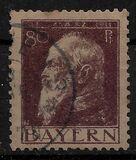 [The 90th Anniversary of the Birth of Prince Luitpold - Type I: Small 9 and no Foot on 1 in "1911". Type II: Large 9 and Foot on 1 in "1911", type G8]