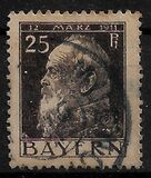 [The 90th Anniversary of the Birth of Prince Luitpold - Type I: Small 9 and no Foot on 1 in "1911". Type II: Large 9 and Foot on 1 in "1911", тип F9]