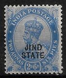 [King George V, 1865-1936 - India Postage Stamps Overprinted "JIND STATE", type F11]
