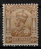 [King George V, 1865-1936 - Inscription "INDIA POSTAGE", тип XBD]