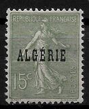 [French Postage Stamps Overprinted in Black, type B5]