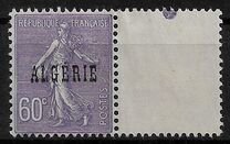 [French Postage Stamps Overprinted in Black, type B11]