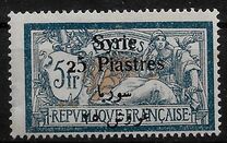 [French Postage Stamps Surcharged & Overprinted Syrie in French and Arabic, වර්ගය U16]