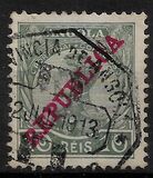 [King Manuel II of Portugal - Not Issued Stamps Overprinted "REPUBLICA", 類型 I2]
