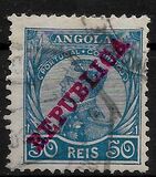 [King Manuel II of Portugal - Not Issued Stamps Overprinted "REPUBLICA", 類型 I5]