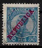 [King Manuel II of Portugal - Not Issued Stamps Overprinted "REPUBLICA", 類型 I5]