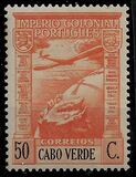 [Airmail - Previous Issues of 1938 of Angola Overprinted "CABO VERDE", veids AF2]