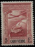 [Airmail - Previous Issues of 1938 of Angola Overprinted "CABO VERDE", veids AF6]