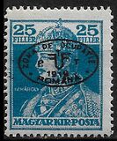 [Hungarian King Karl IV & Queen Zita Stamps of 1919 Overprinted, type M7]