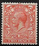 [King George V, 1865-1935 - New Watermark, tyyppi BZ5]