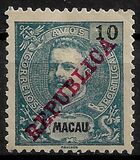 [Issues of 1898/1905 Overprinted &#34;REPUBLICA&#34;, tip AF8]
