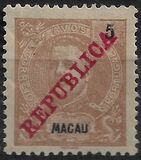 [Issues of 1898/1905 Overprinted &#34;REPUBLICA&#34;, tip AF5]